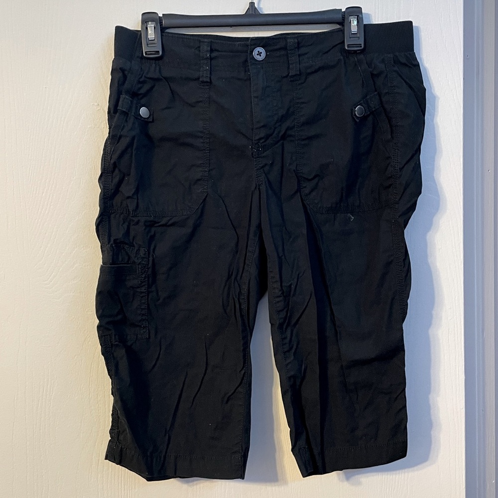 Black Cargo Shorts
